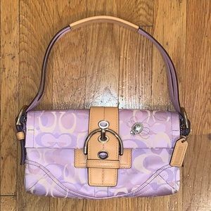 Limited Edition Coach Lilac Bumble Bee Purse